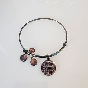 Alex and Ani Silver It Is What It Is Bracelet